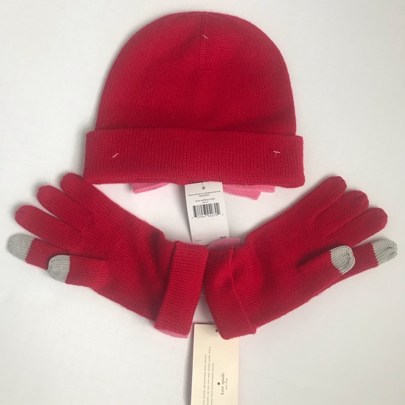 Kate Spade hat and gloves set. - Picture 2 of 3